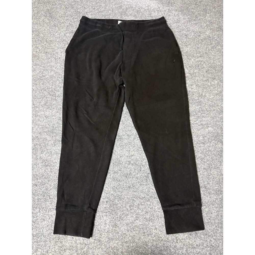 American Eagle Sweatpants Mens M Black Super Soft Fleece Jogger Pants Casual